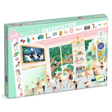 Puzzle osservazione Scuola di Danza Djeco 100 pezzi - Bindi Giochi