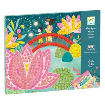 Mosaico Kyoto Djeco gioco creativo per bambini 5-8 anni - Bindi Giochi