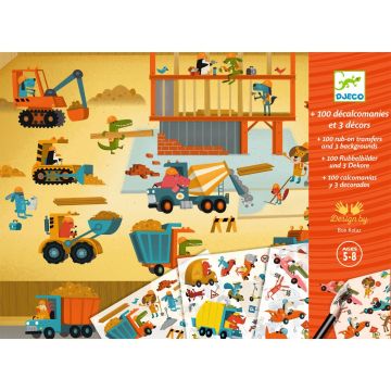 Set trasferelli In Auto Djeco con 3 scenari panoramici veicoli - Bindi Giochi