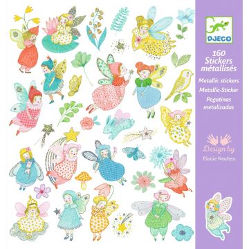 Idea regalo bambina Djeco stickers sirene scintillanti da viaggio - Bindi Giochi