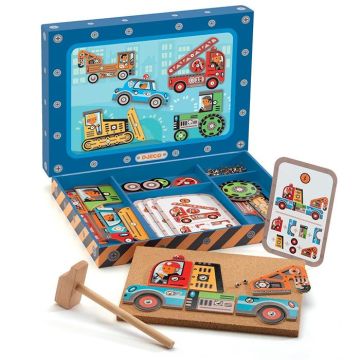Gioco Chiodini Tap Tap Veicoli Djeco