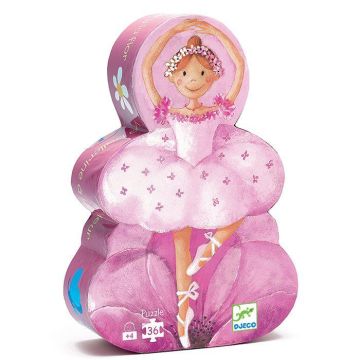 Djeco Puzzle La Ballerina con il Fiore