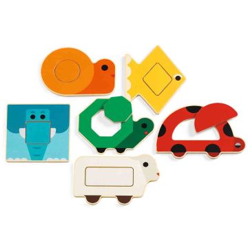 Puzzle delle Forme Animali