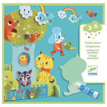 Giochi Creativi Collage Gli Amici In Giardino