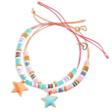 Kit per Fare Braccialetti Stelle Heishi 
