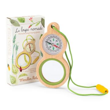 Grande lente ingrandimento con manici Moulin Roty 3 zoom Le Jardin bambini 3 anni - Bindi Giochi Grande lente ingrandimento con manici Moulin Roty 3 zoom Le Jardin bambini 3 anni - Bindi Giochi