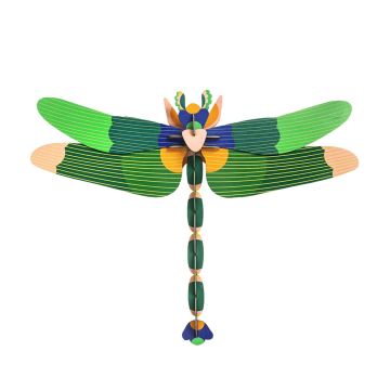 Libellula di Carta Verde di Studio Roof