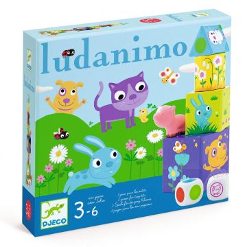 Djeco Gioco da Tavolo Ludanimo 3 in 1