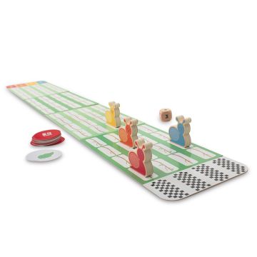 PartyDeco Set Giochi Da Tavolo Per Bambini - Ideale Per Matrimoni, Feste E Compleanni - 5 Giochi In Scatola Ecologica