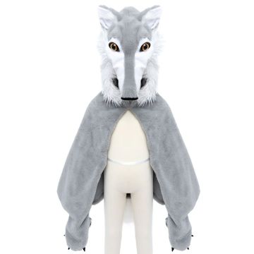 Mantello Lupo con Zampe | Great Pretenders - BIndi Giochi