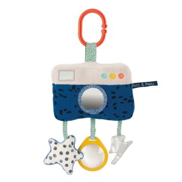 Peluche Macchina Fotografica da Appendere di Moulin Roty Peluche Macchina Fotografica da Appendere di Moulin Roty