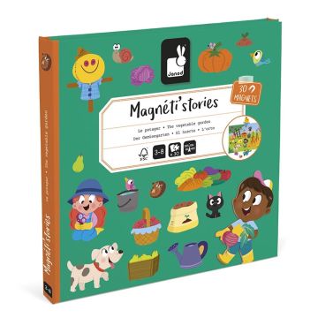 Gioco magnetico Storie dell Orto Janod Magnetistories regalo compleanno 3 anni - Bindi Giochi