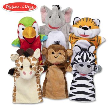 Set Marionette Giocattolo Safari