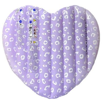 materasso gonfiabile cuore lilla