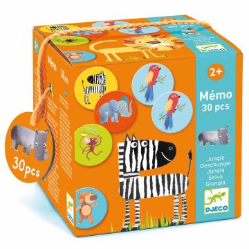 Memo Animali della Giungla di Djeco   Memo Animali della Giungla di Djeco