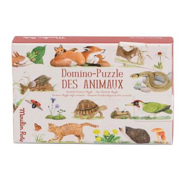 Domino-Puzzle degli Animali Le Jardin