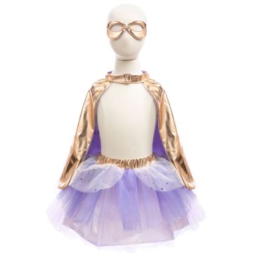 Costume Tutù Supereroina Oro | Great Pretenders - Bindi Giochi Costume Tutù Supereroina Oro | Great Pretenders - Bindi Giochi