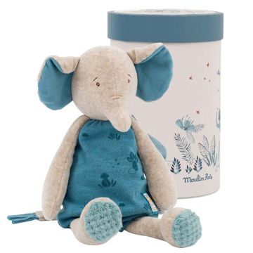 Peluche Elefante Bergamote con Scatola Peluche Elefante Bergamote con Scatola