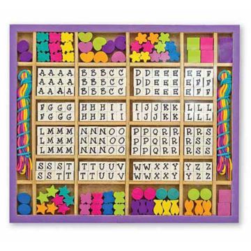 Set Perline con Lettere