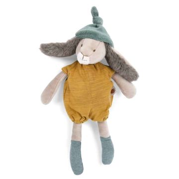 Piccolo Peluche Coniglio Ocra di Moulin Roty Piccolo Peluche Coniglio Ocra di Moulin Roty