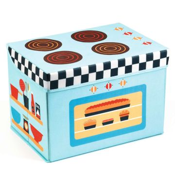 Portagiochi e Pouf Cucina di Djeco Portagiochi e Pouf Cucina di Djeco