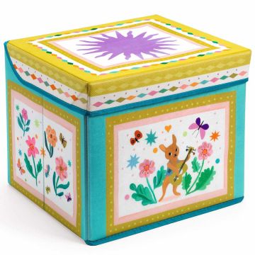 Portagiochi e Pouf Carovana di Djeco