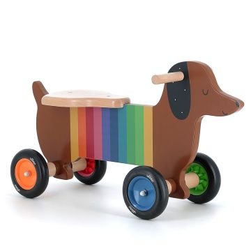 Cavalcabile Cagnolino Arcobaleno | Vilac - Bindi GIochi