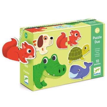 puzzle duo animali