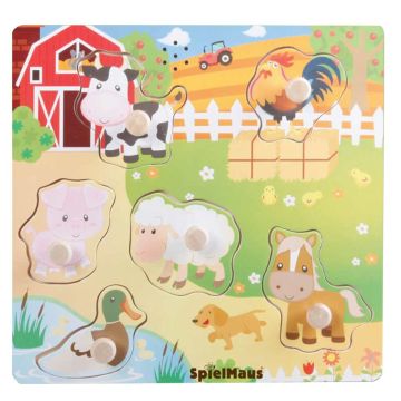 Puzzle Sonoro Animali della Fattoria