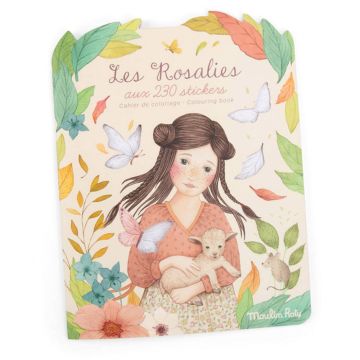 Quaderno da Colorare con Adesivi Les Rosalies Quaderno da Colorare con Adesivi Les Rosalies
