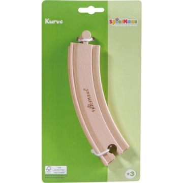 SpielMaus Holz Kurve, 2 Stück