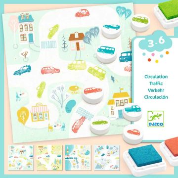 Set di Timbri Automobili 