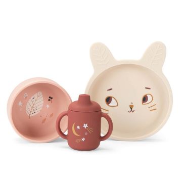 Set Pappa Rosa Après la Pluie di Moulin Roty Set Pappa Rosa Après la Pluie di Moulin Roty