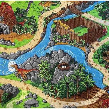 Tappeto Gioco Parco dei Dinosauri