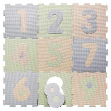 tappetino puzzle per gattonamento numeri spielmaus schiuma eva vendita bindi giochi