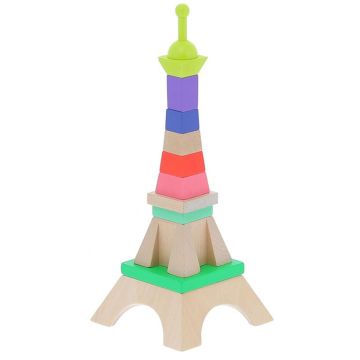 Torre Eiffel Impilabile in Legno 