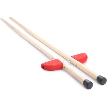 Trampoli in Legno Rossi