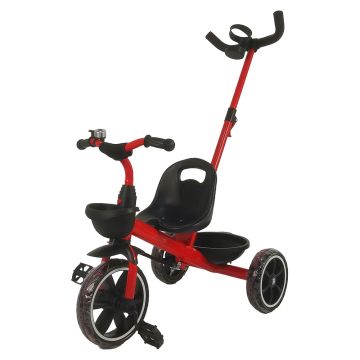 Triciclo per Bambini con Barra di Spinta