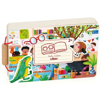 Libro Puzzle in Legno Attività