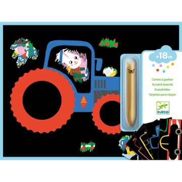 Carte da Grattare Veicoli da Scoprire 