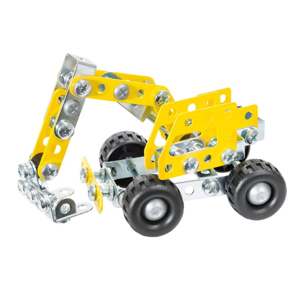12 Sacchetti Regalo Cantiere Per Compleanno: Perfetti Per Feste A Tema Escavatore Per Bambini! Maniglia Inclusa, Formato 21x15x8 Cm - 3