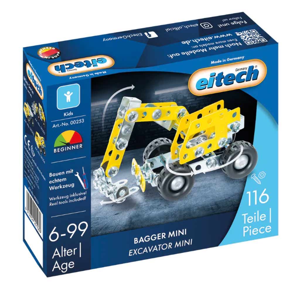 Kit di montaggio in legno Escavatore Idraulico, regalo educativo per bambini