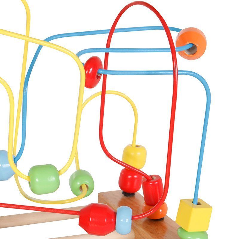 Giocattolo Pista A Palline Rotanti In ABS – 43,5x14x14 Cm, Labirinto Colorato Per Coordinazione Occhio-mano, Educativo E Portatile, Per Bambini Piccoli