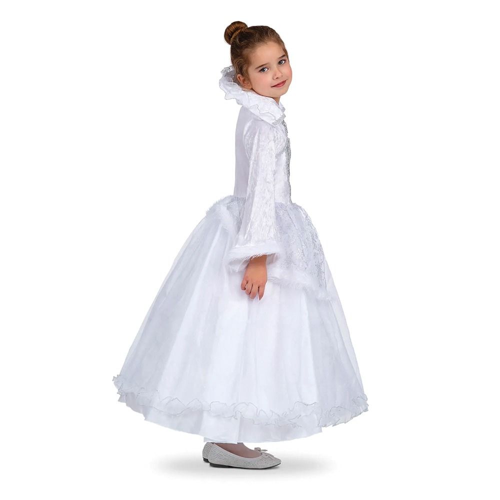 Costume Da Guerriera Per Bambina My Other Me – Viving Costumes Taglia 7-9 Anni – Completo Bianco Con Cappuccio, Pantaloni, Cintura E Bracciali