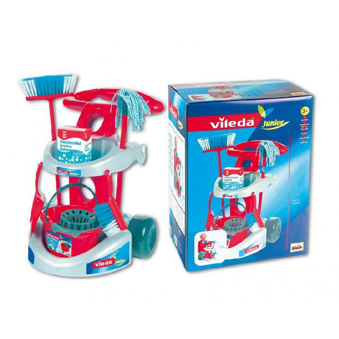 Set Di Pulizia Per Bambini, Set Di Pulizia Giocattolo Con Scopa Paletta Mocio Spazzola A Mano Supporto~p155113958