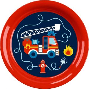 Piattino per Bambini Camion Dei Pompieri