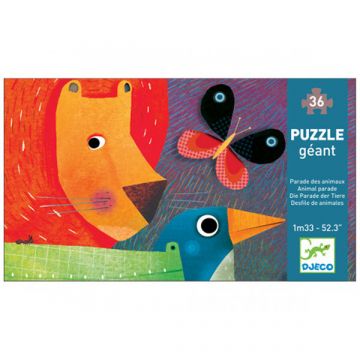 Djeco Puzzle Gigante Parata di Animali