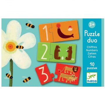 Djeco Puzzle Duo Numeri