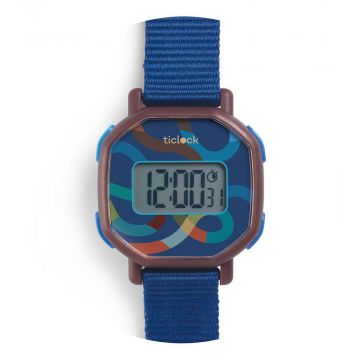 Orologio da Polso Digitale Blu Scuro