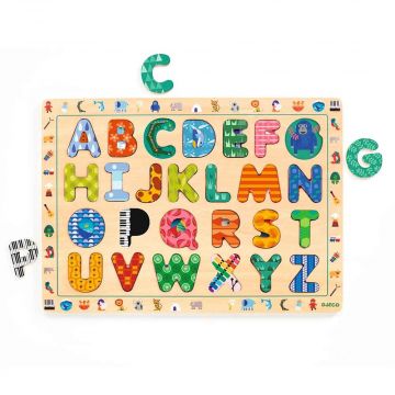 Puzzle in Legno Lettere dell'Alfabeto